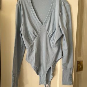 Powder blue bodysuit
